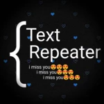 text repeater - love 3k android application logo